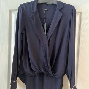Rag and bone navy top